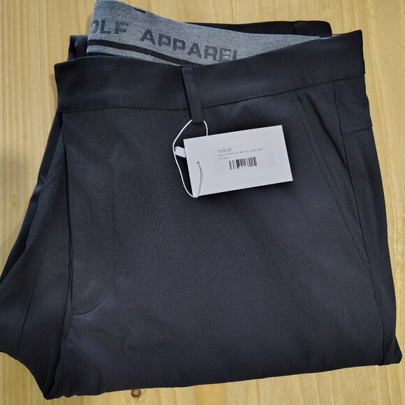 NWT Boston Scott Golf Tech Pants Slim Straight Fit 40 x 33 - Black MSRP $125 - Picture 3 of 3